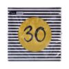 Servetten 30th Birthday 33x33 cm