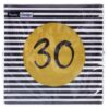 Servetten 30th Birthday 33x33 cm