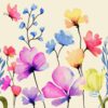 Duni servetten floral haven 20 stuks 24 x 24 cm