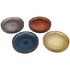 Onderzetter juul set 4 assorti glas 10x10x1,5cm (assortiment – willekeurige uitvoering)