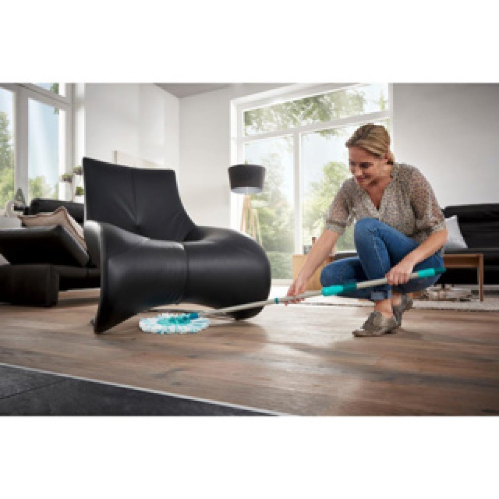 Leifheit Vervangingskop Clean Twist Disc Mop Micro Duo - Afbeelding 2