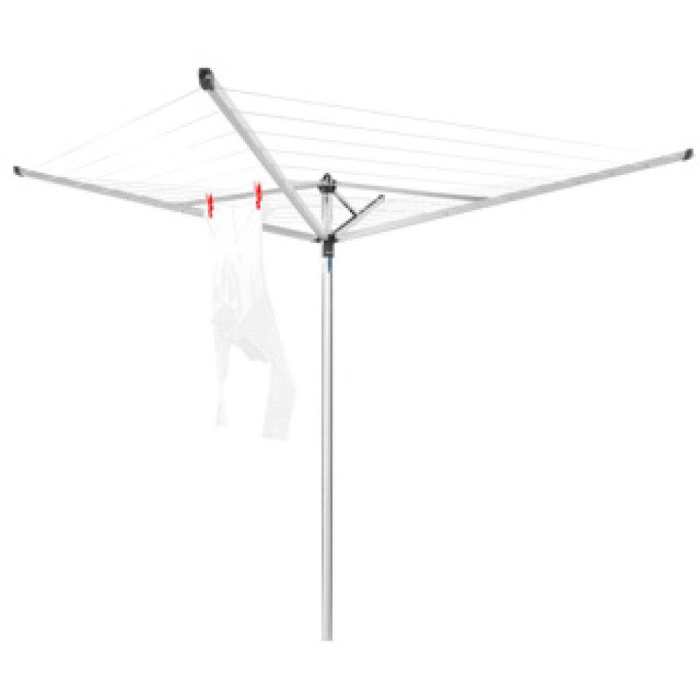 Brabantia Topspinner 40m + grondanker - Metallic Grey - Afbeelding 2