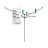 Brabantia Topspinner 50m + grondanker - Metallic  Grey
