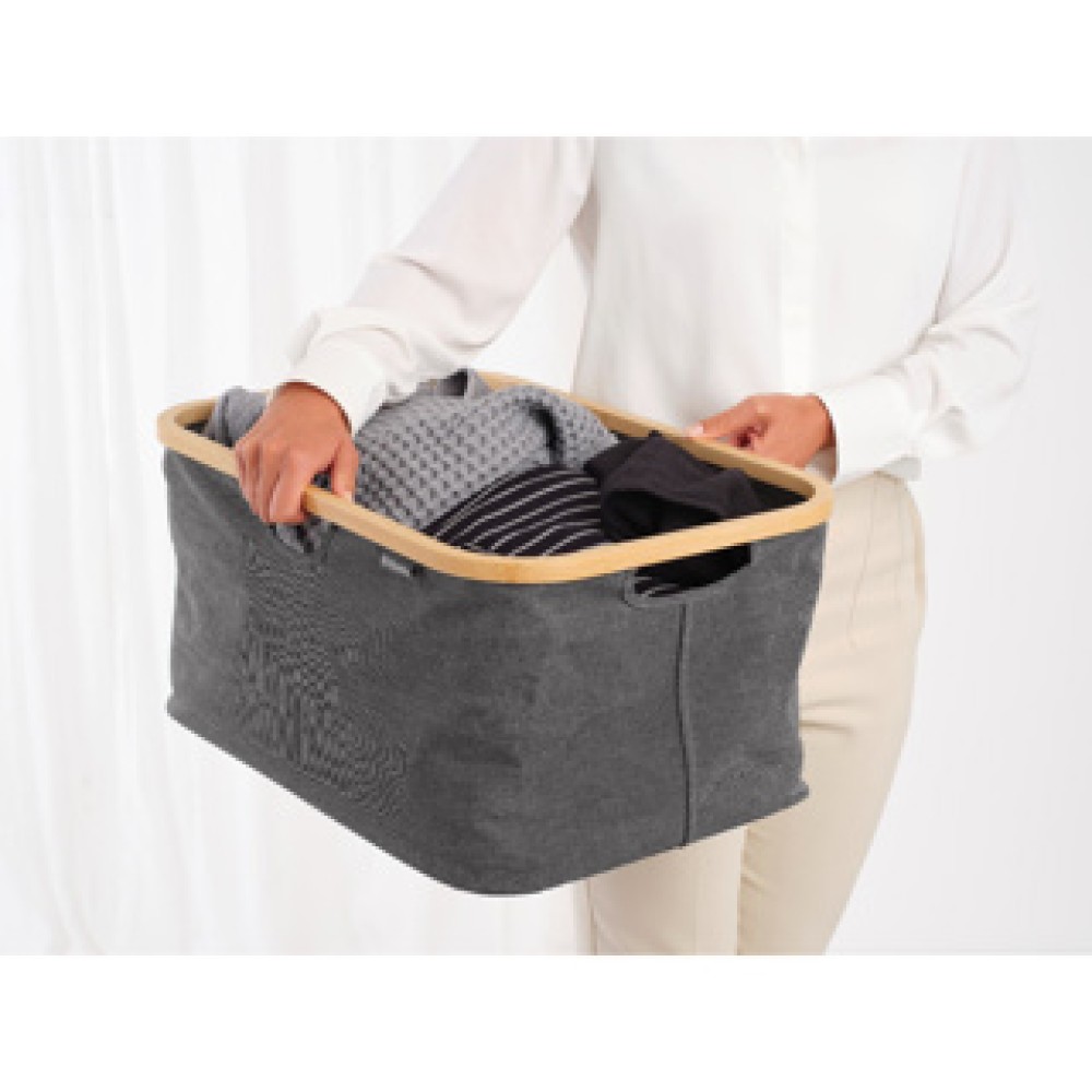 Brabantia Wasmand opvouwbaar, 40L - Pepper Black - Afbeelding 3