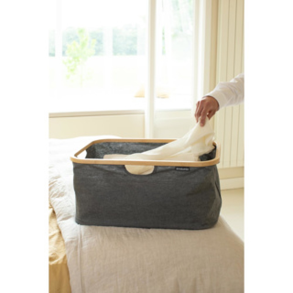 Brabantia Wasmand opvouwbaar, 40L - Pepper Black - Afbeelding 5