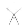 Brabantia HangOn droogrek, 25 m met stang - Matt  Black