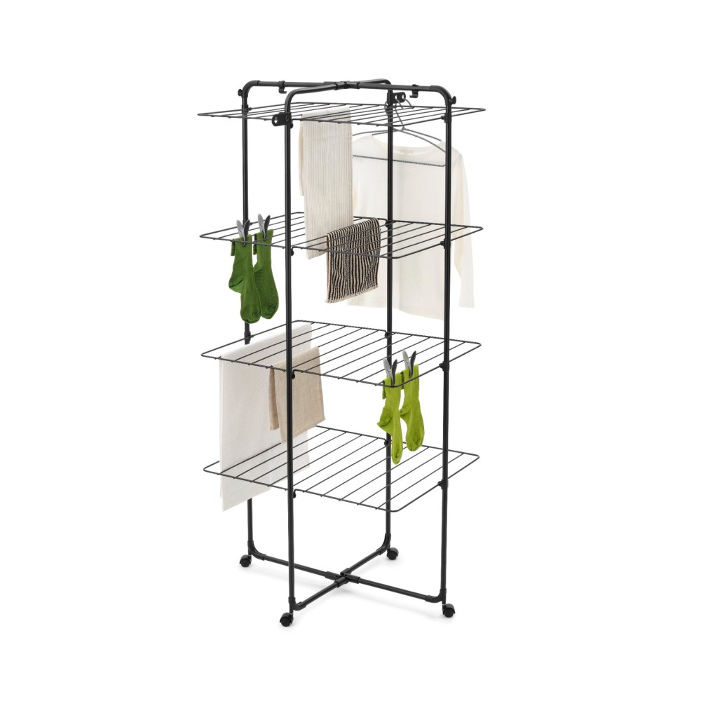 Brabantia HangOn droogtoren 30 meter matt zwart - Afbeelding 2