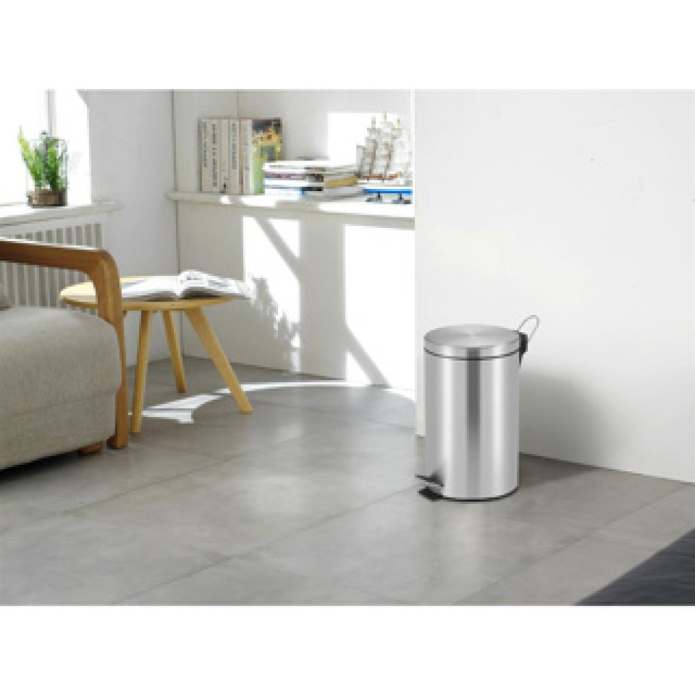 Eko pedaalemmer 12l classic mat rvs - Afbeelding 5
