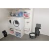 Curver Mistral Afvalbak Flat 10L Antraciet