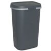 Curver Mistral Afvalbak Flat 50L Antraciet