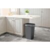 Curver Mistral Afvalbak Flat 50L Antraciet