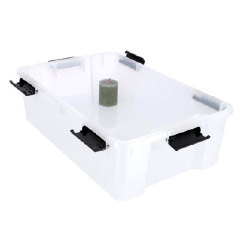 Iris airtight box 30L transparant 60x40x20 cm - Afbeelding 3