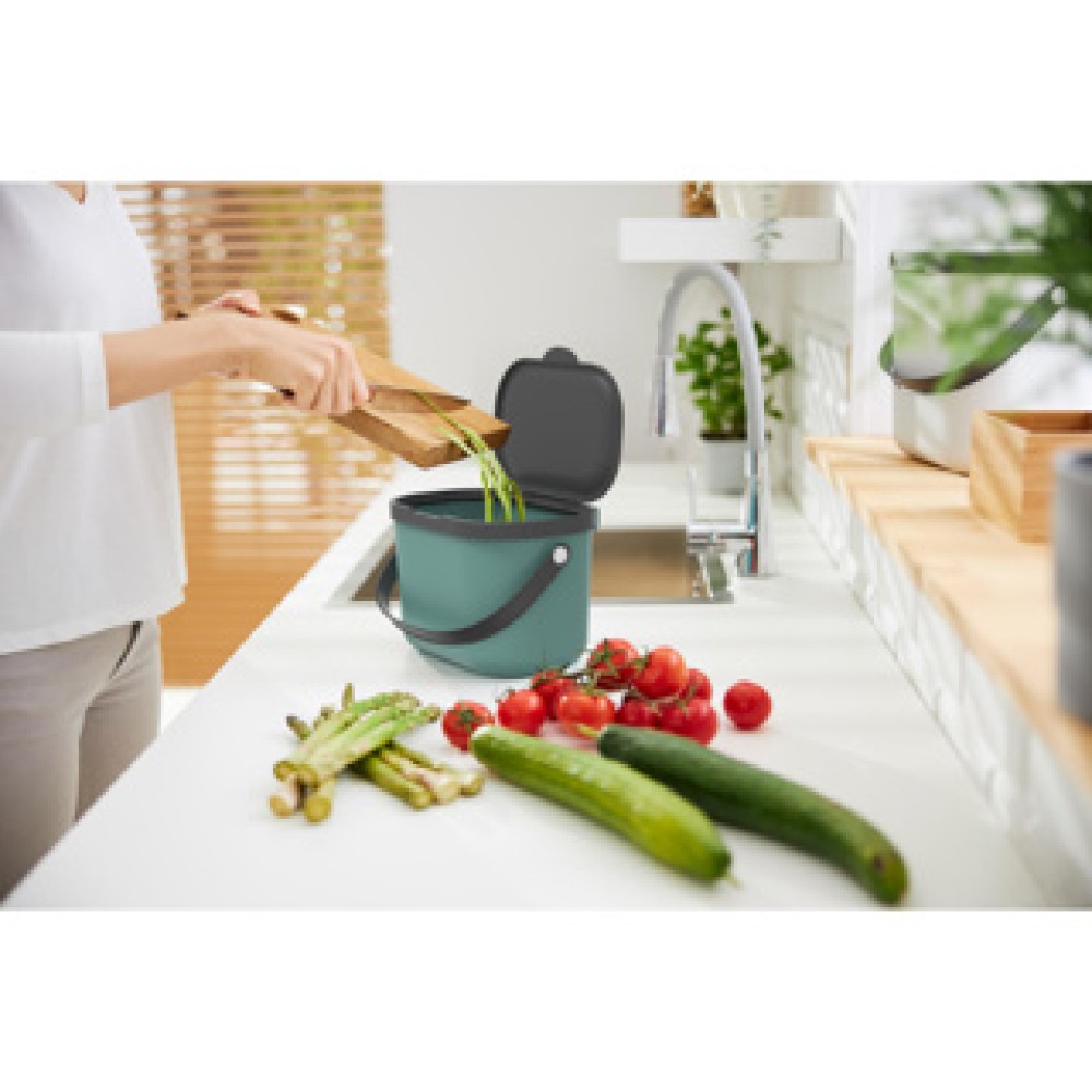 Bio afvalbakje 3,2 l Albula groen - Afbeelding 2
