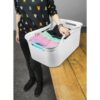 Flexibele wasmand Brisen 41 l wit