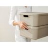 Decoratie opbergbox Albula Light 20 L cappuccino
