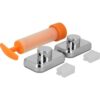 Badkamer rek hoekplank vacuum fix23 x 23 x 35 cm