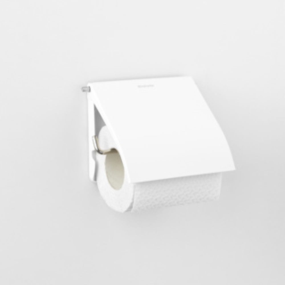 Brabantia ReNew Toiletrolhouder met klep - White - Afbeelding 4