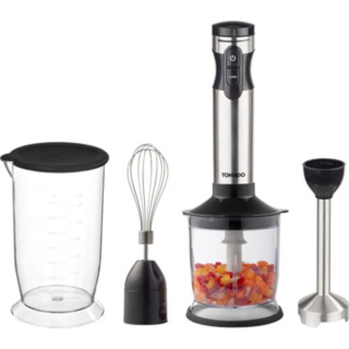 Tomado staafmixer set rvs & zwart 1000W