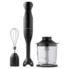 Inventum staafmixer set zwart 350 watt mx350b met garde en hakmolen