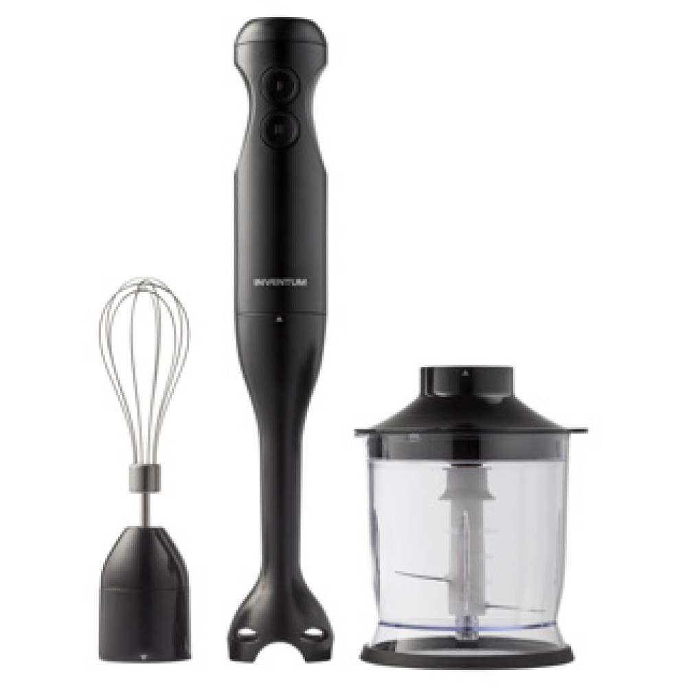 Inventum staafmixer set zwart 350 watt mx350b met garde en hakmolen - Afbeelding 2