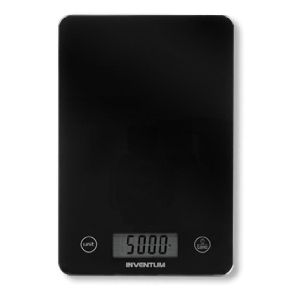 Inventum Keukenweegschaal WS305B LCD 5 kg zwart - Afbeelding 2