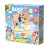 Ses vingerafdruk verf kunstwerk Bluey