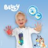 Ses vingerafdruk verf kunstwerk Bluey