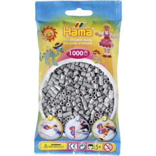 Hama Strijkkralen 1000 Stuks Grijs