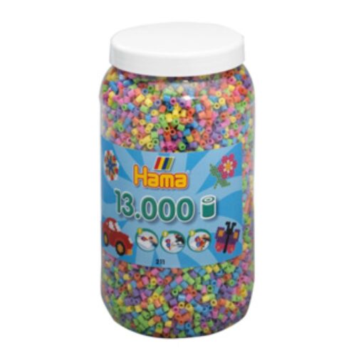 Hama Strijkkralen Ton Met 13000 Stuks Pastel