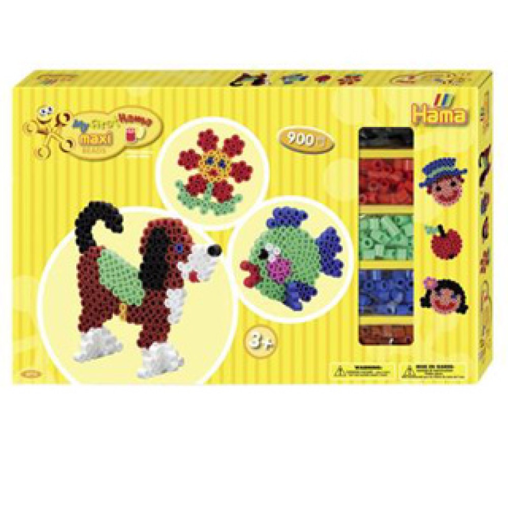 Hama Maxi Strijkkralen Complete Set 900 Stuks