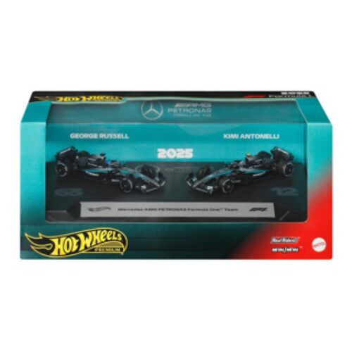 Hotwheels Premium F1 Racecars 2-Pack Mercedes