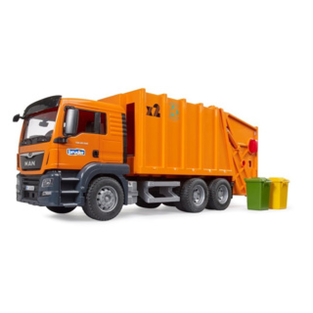 Bruder Auto Vrachtwagen Vuilnisauto Scania - Afbeelding 2