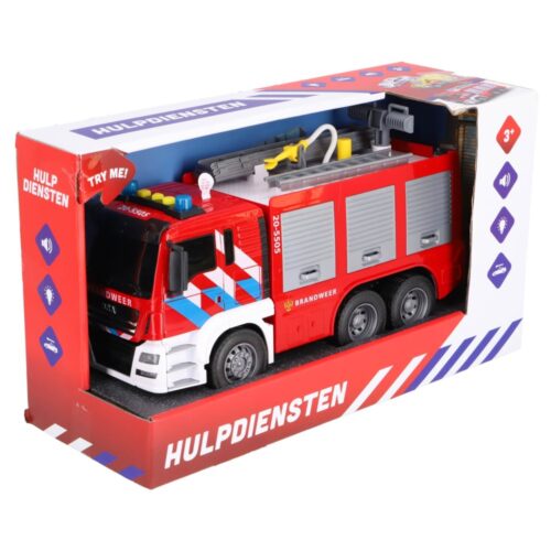 Auto Brandweer Met Licht En Geluid