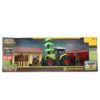 Tractor set met stal + accessoires licht +geluid B/O