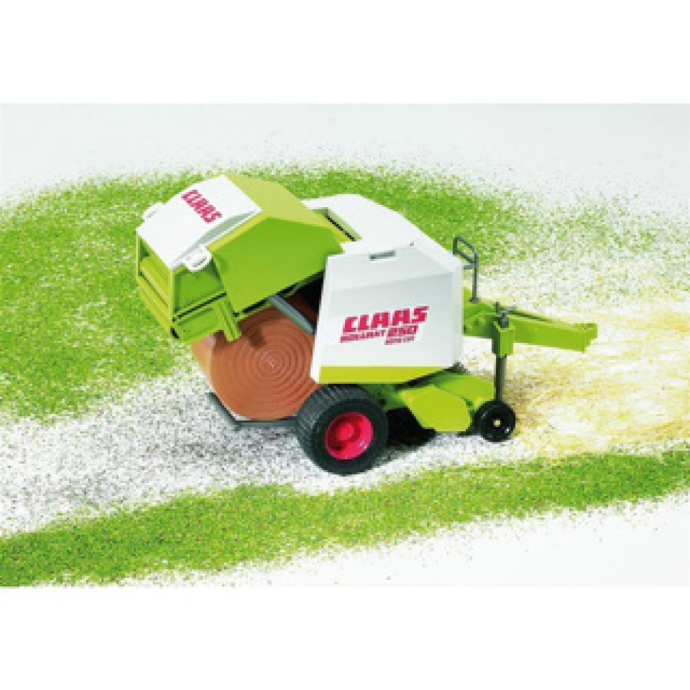 Bruder Tractor Aanhanger Ronde Balenpers Claas Rollant 250 - Afbeelding 3