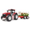 Tractor Roadmax Met Achteraanhanger En 3 Boomstammen