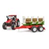 Tractor Roadmax Met Achteraanhanger En 3 Boomstammen