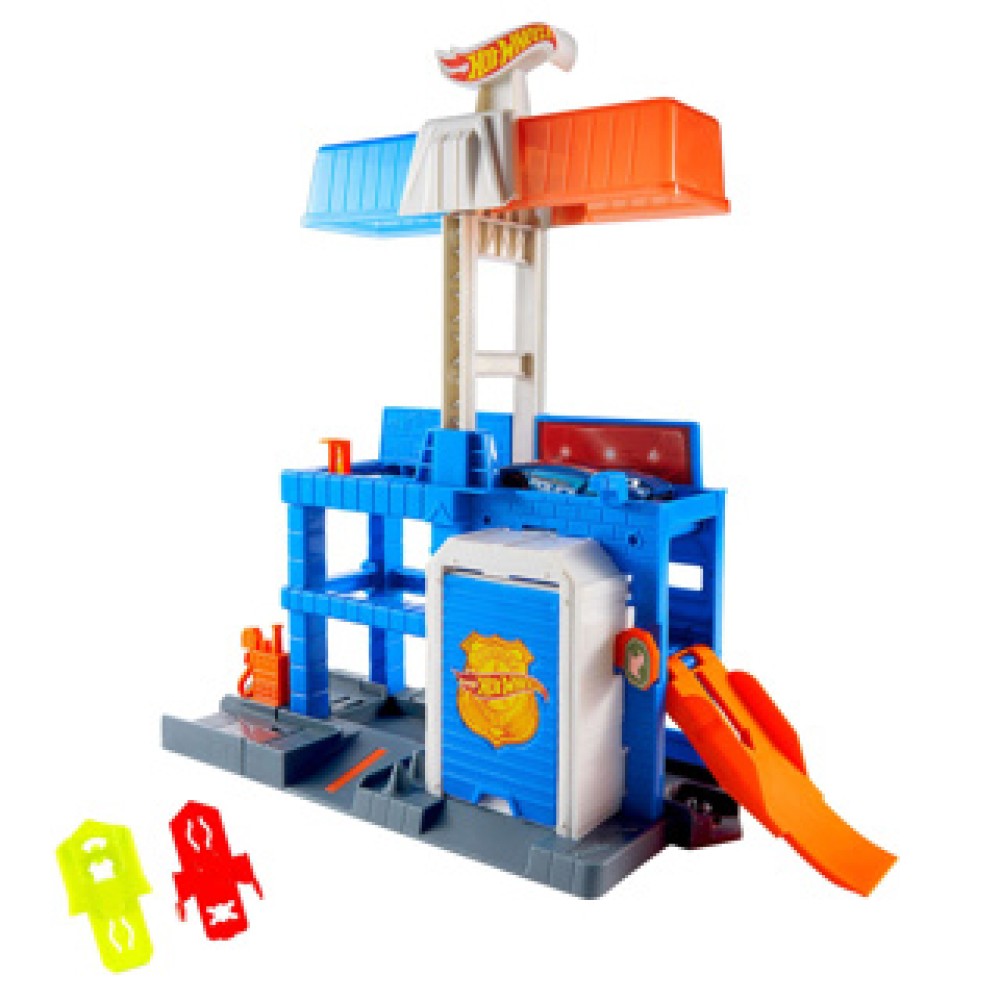 Hotwheels City Dowtown Politie Bureau - Afbeelding 4