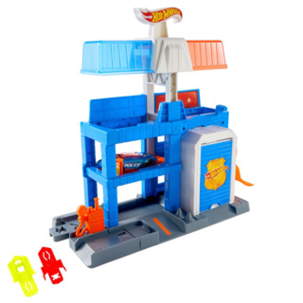 Hotwheels City Dowtown Politie Bureau - Afbeelding 5