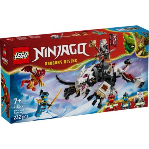 LEGO 71863 Ninjago Zilvar En Grimtak Het Drakenbeest