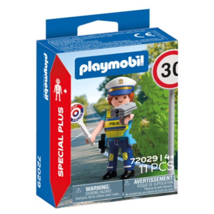 Playmobil 72029 Politieagent Met Snelheidsradar
