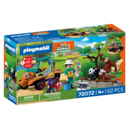 Playmobil 72072 Dierenverzorger Met Voertuig