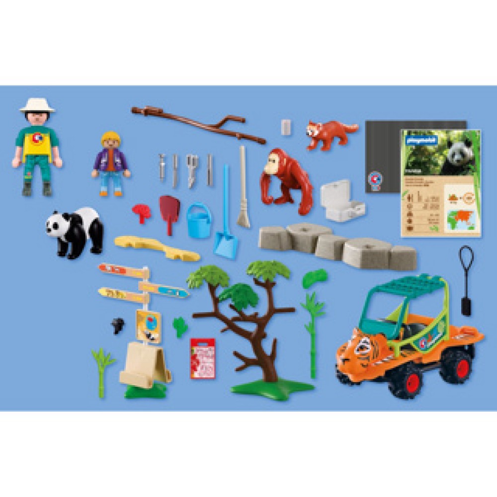 Playmobil 72072 Dierenverzorger Met Voertuig - Afbeelding 3