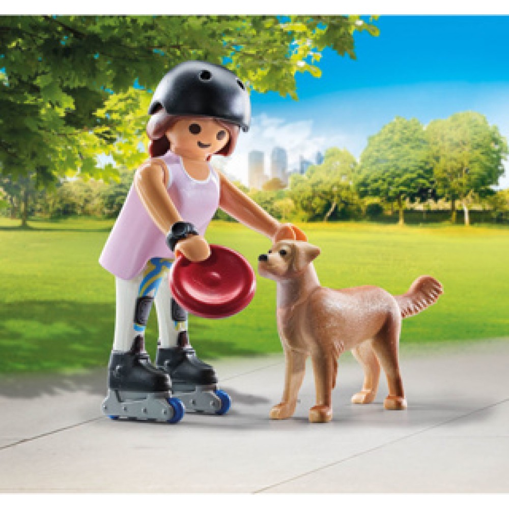 Playmobil 71739 schaatser met retriever - Afbeelding 2