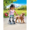 Playmobil 71739 schaatser met retriever