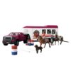 Schleich 42705 Dually Truck With Big Horse Trailer