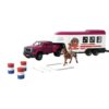 Schleich 42705 Dually Truck With Big Horse Trailer