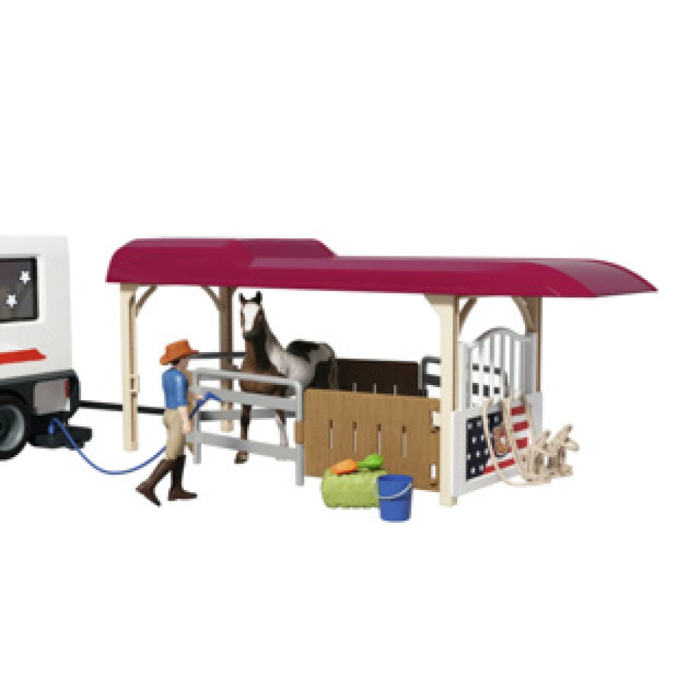 Schleich 42705 Dually Truck With Big Horse Trailer - Afbeelding 4