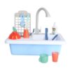 Afwasbak met echt kraantje en color changing servies