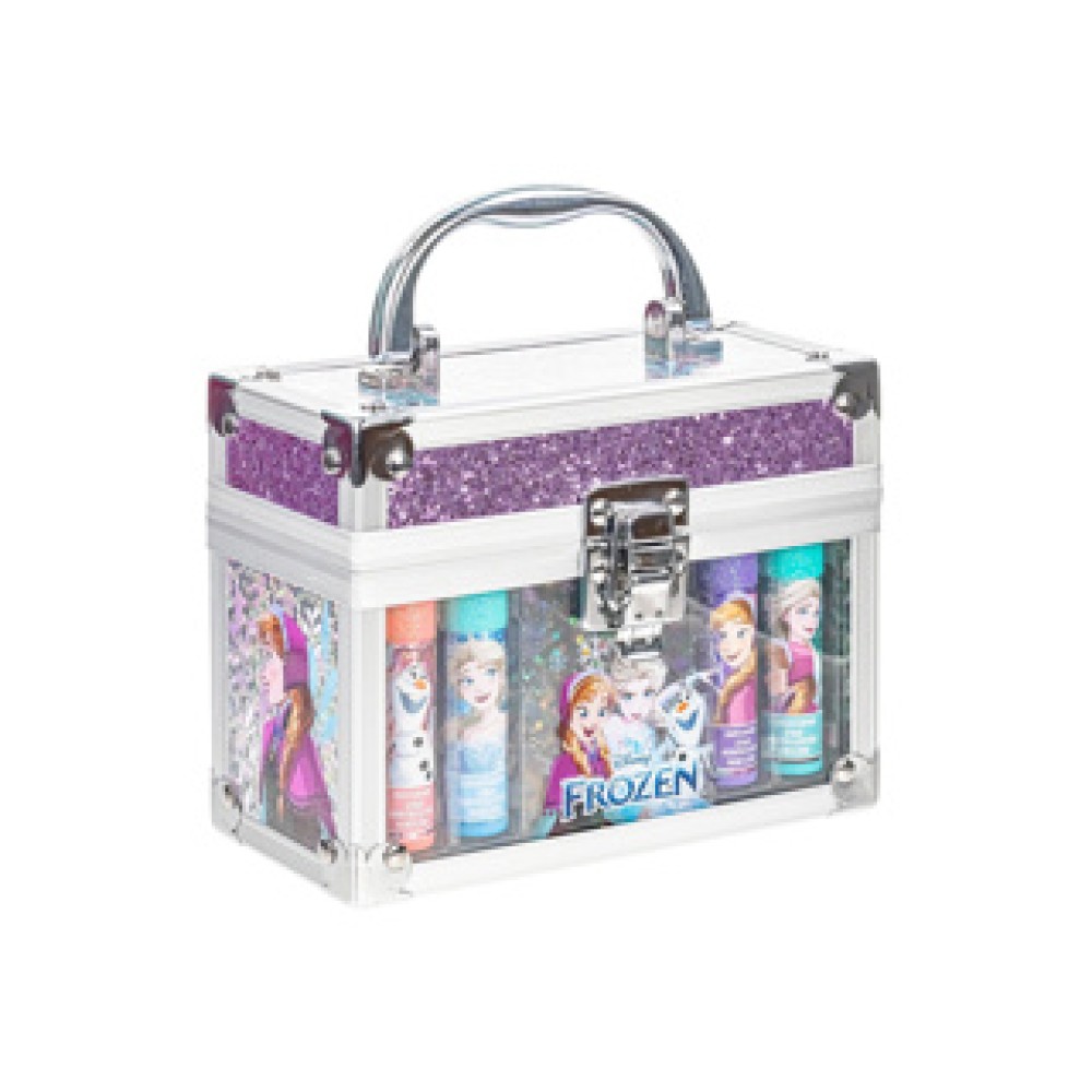 Frozen make-up koffertje met 4 lipbalsem